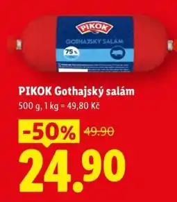 Lidl PIKOK Gothajský salám nabídka