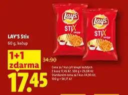 Lidl Lay’s STIX nabídka