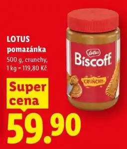 Lidl Lotus Pomazánka nabídka