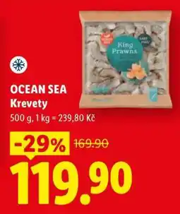 Lidl OCEAN SEA Krevety nabídka
