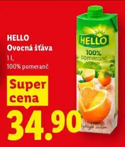 Lidl HELLO OVOCNÁ ŠŤÁVA nabídka