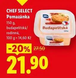 Lidl CHEF SELECT POMAZÁNKA nabídka