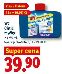 Lidl W5 Čistič myčky nabídka
