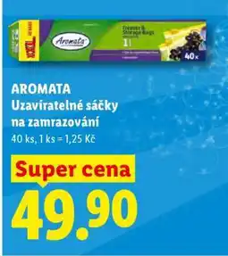 Lidl Aromata Uzavíratelné Sáčky na Zamrazování nabídka
