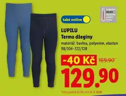 Lidl LUPILU Termo džegíny nabídka