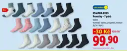 Lidl esmara kids Ponožky – 7 párů nabídka