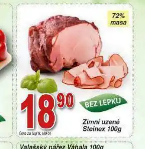 Zimní uzené steinex bez lepku