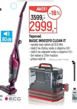 Globus Rowenta Tepovač BASIC IN5012FO CLEAN IT nabídka