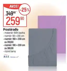Globus B.E.S. prostěradlo nabídka