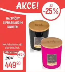 Globus Magic Wood svíčky s praskajícím knotem nabídka