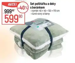 Globus Set polštářku a deky s beránkem nabídka