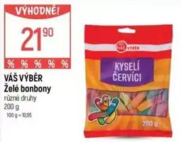 Globus Váš výběr želé bonbony nabídka