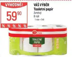 Globus Váš výběr toaletní papír nabídka