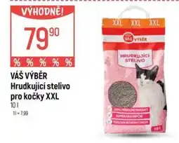 Globus Váš výběr hrudkující stelivo pro kočky xxl nabídka