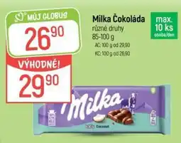 Globus Milka Čokoláda nabídka