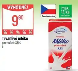 Globus Trvanlivé mléko plnotučné 3.5% nabídka