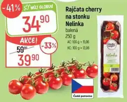 Globus Nelinka rajčata cherry na stonku nabídka