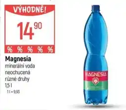 Globus Magnesia minerální voda neochucená nabídka