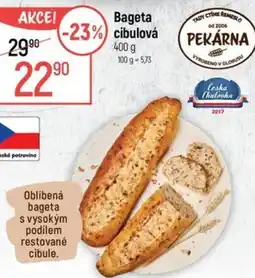 Globus Bageta cibulová nabídka