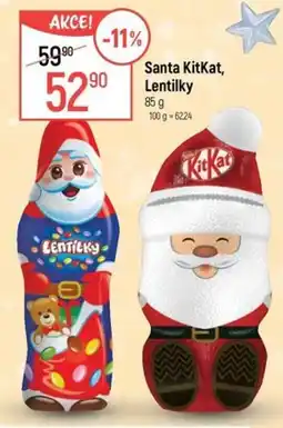 Globus Santa KitKat, Lentilky nabídka
