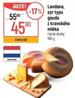 Globus Landana sýr typu gouda nabídka