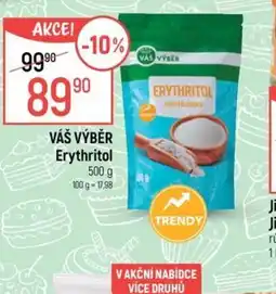 Globus Váš výběr Erythritol nabídka