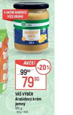 Globus Váš výběr arašídový krém jemný nabídka