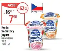 Globus Kunin Sametový jogurt nabídka