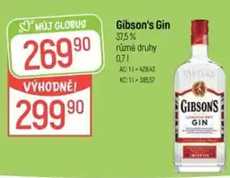 Globus Gibson's Gin nabídka