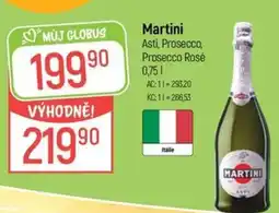 Globus Martini Asti, Prosecco, Prosecco Rosé nabídka