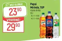 Globus Pepsi Mirinda 7UP nabídka