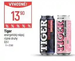 Globus Tiger energetický nápoj různé druhy nabídka
