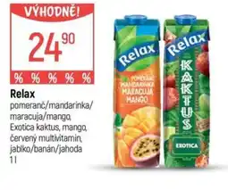 Globus Relax pomeranč/mandarinka/maracuja/mango nabídka