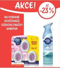 Globus Na vybrané osvěžovače vzduchu značky Ambi pur nabídka
