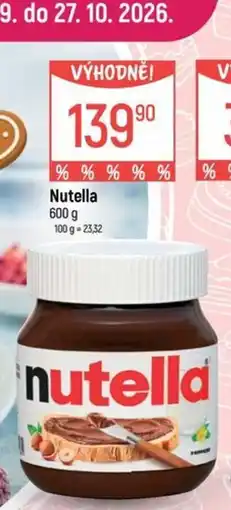 Globus Nutella nabídka