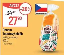 Globus Penam toustový chléb světlý, mášový nabídka