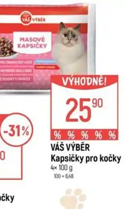 Globus Váš výběr kapsičky pro kočky nabídka