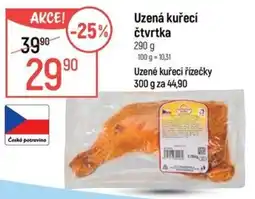 Globus Uzená kuřecí čtvrtka nabídka