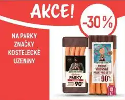 Globus Kostelecké uzeniny párky nabídka