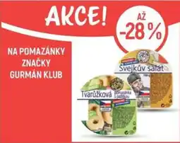 Globus Gurmán klub tvarůžková pomazánka s paprikou nabídka
