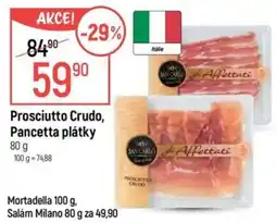 Globus San Carlo Prosciutto Crudo, Pancetta plátky nabídka
