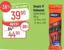 Globus Snack IT Kabanos nabídka