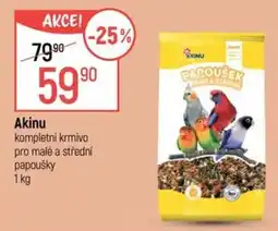 Globus Akinu kompletní krmivo pro malé a střední papoušky nabídka