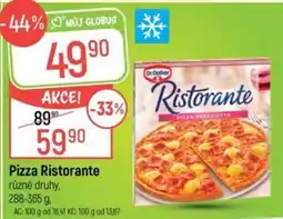 Globus Dr. Oetker Pizza Ristorante nabídka