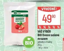 Globus Váš výběr BIO Ovoce sušené mrazem nabídka