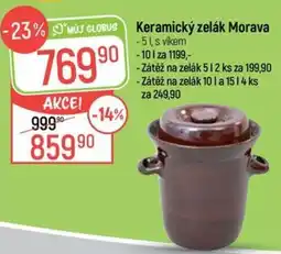 Globus Morava keramický zelák nabídka