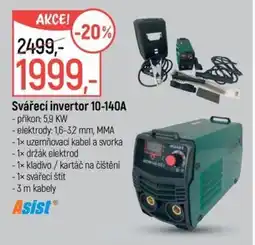 Globus Asist svářecí inverstor 10-140A nabídka