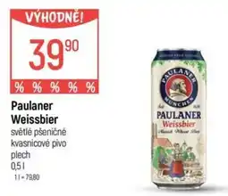 Globus Paulaner Weissbier nabídka