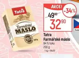 Globus Tatra farmářské máslo nabídka