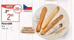 Globus Pivní rohlík nabídka
